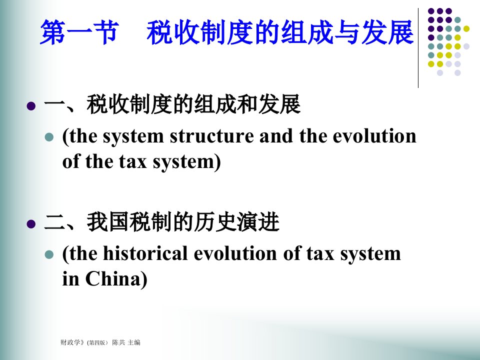 税收制度ppt98页