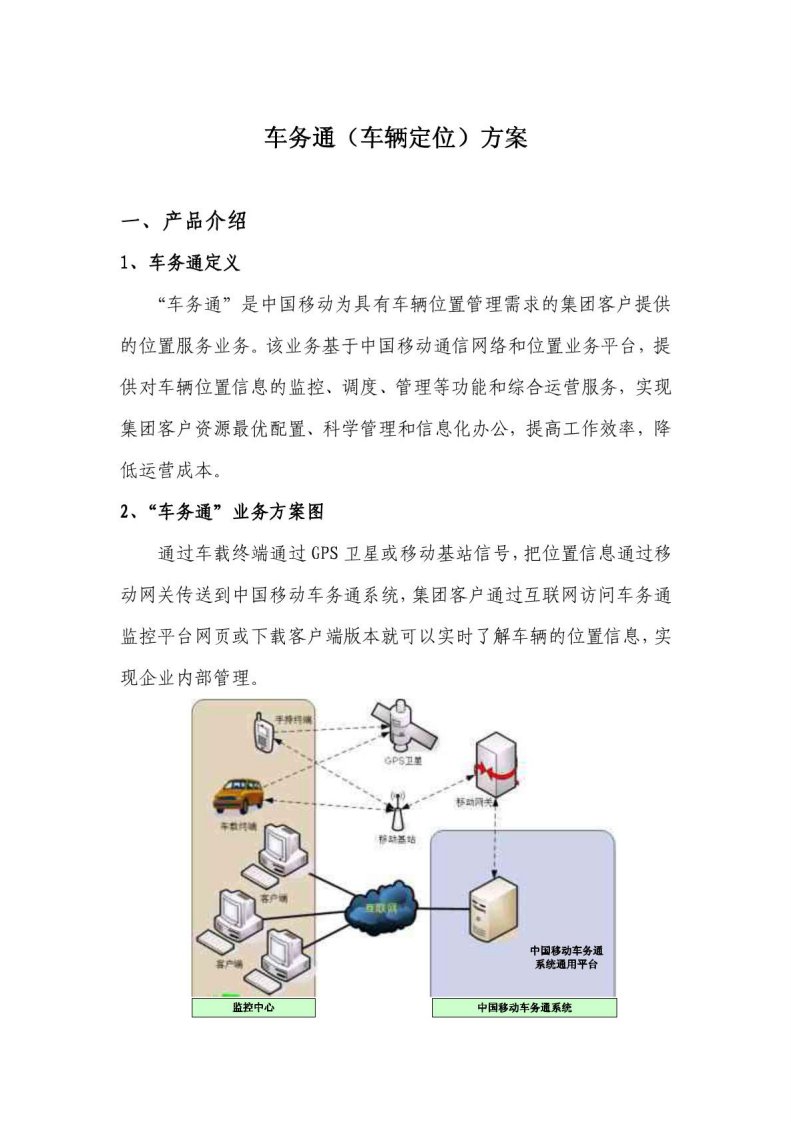 车务通定位方案