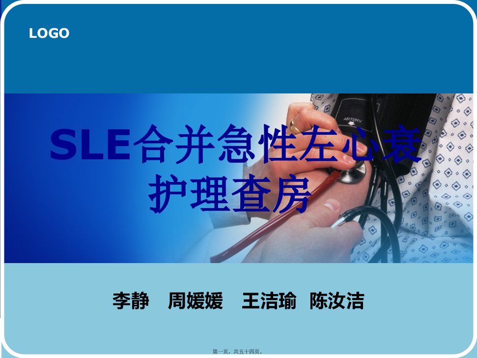 培训资料--sle护理查房