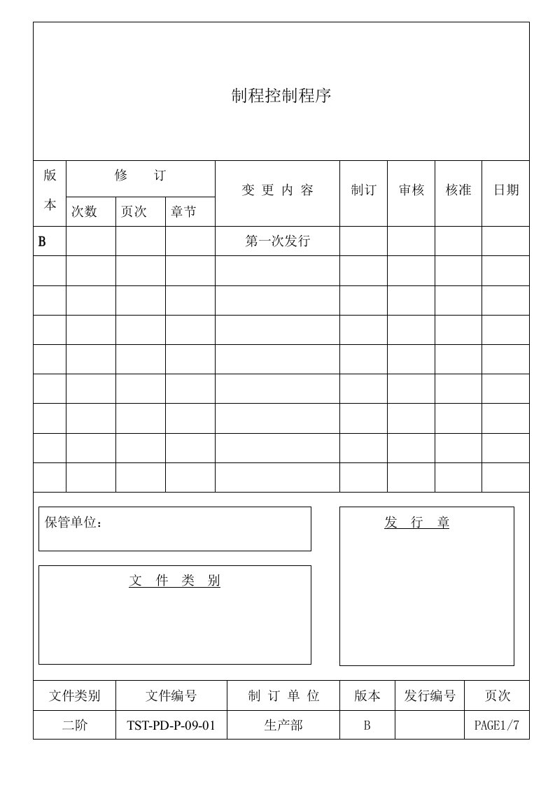 质量体系表格汽机车零件业QS9000范例4