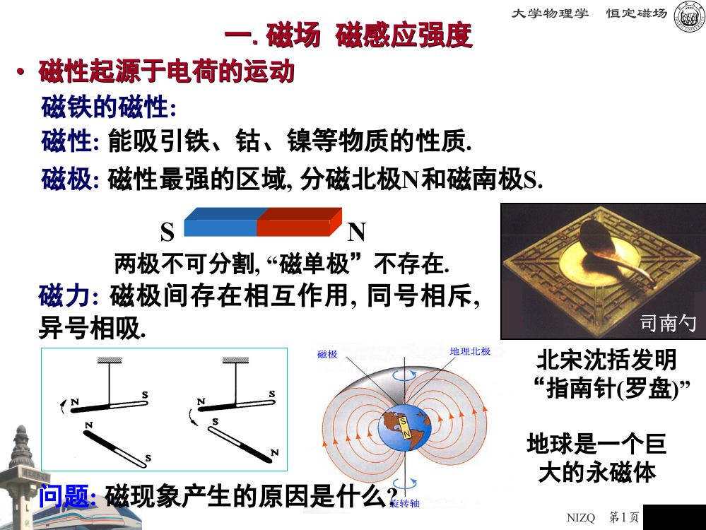 大学物理稳恒磁场理论及习题