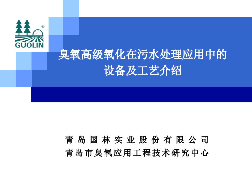 臭氧氧化在污水处理应用中的工艺及设备分析