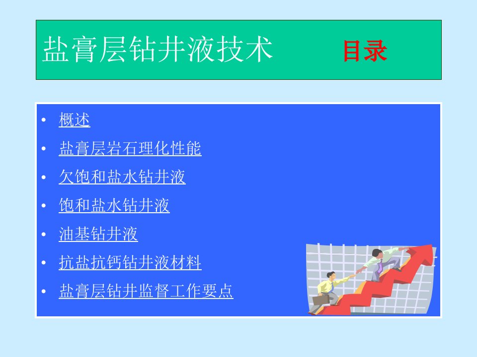 盐膏层钻井液技术课件