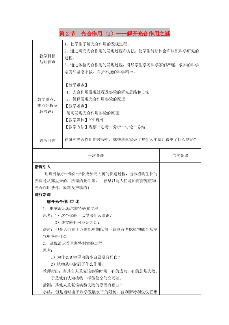 2018-2019学年高中生物