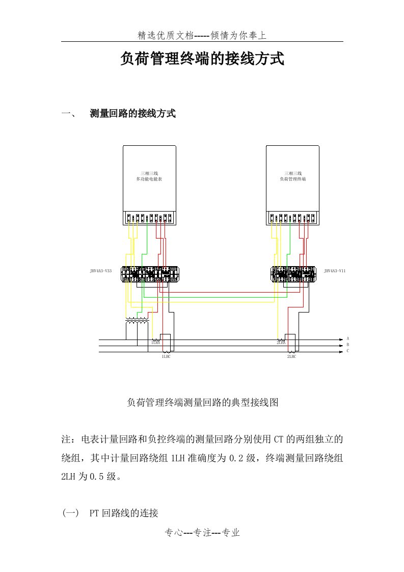 负荷管理终端的接线方式(共5页)