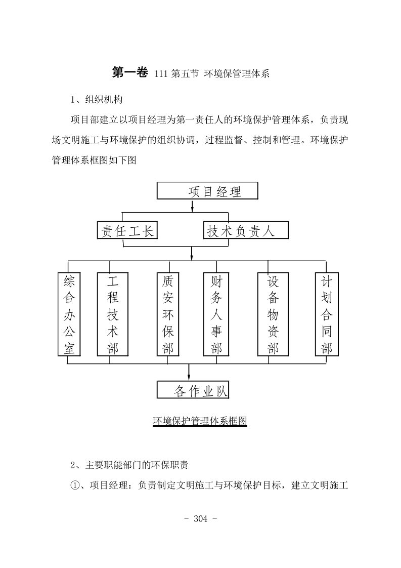 精选环境保护管理体系