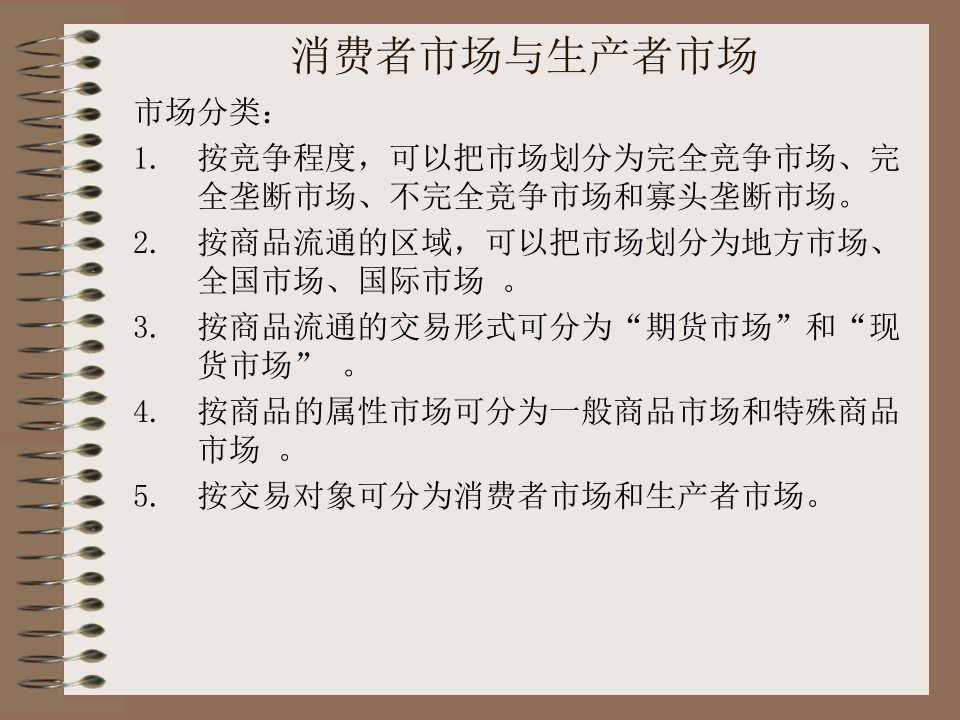 消费者市场与生产者市场