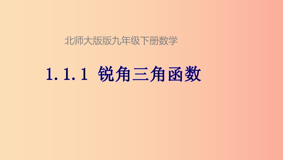 山东省济南市槐荫区九年级数学下册