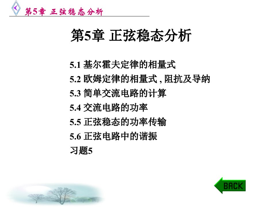 电路与电子技术正弦稳态分析