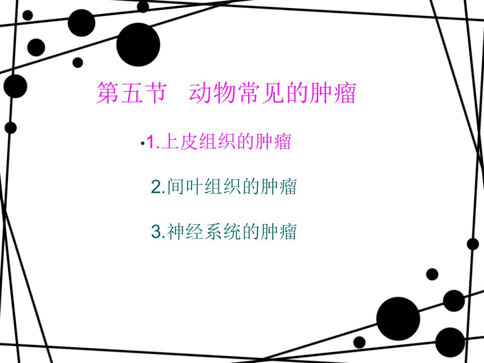 动物常见的肿瘤——上皮组织的良性肿瘤