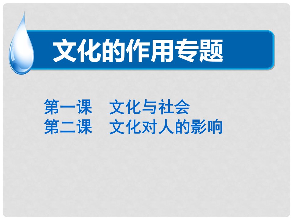 山东省牟平第一中学高考政治二轮复习