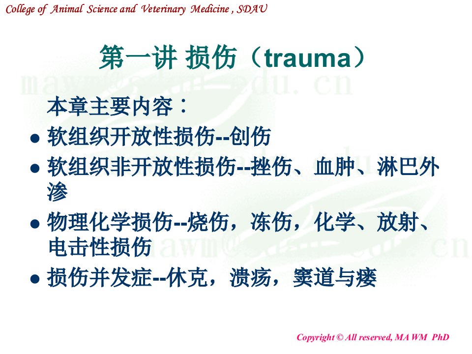 动物外科学概述PPT课件