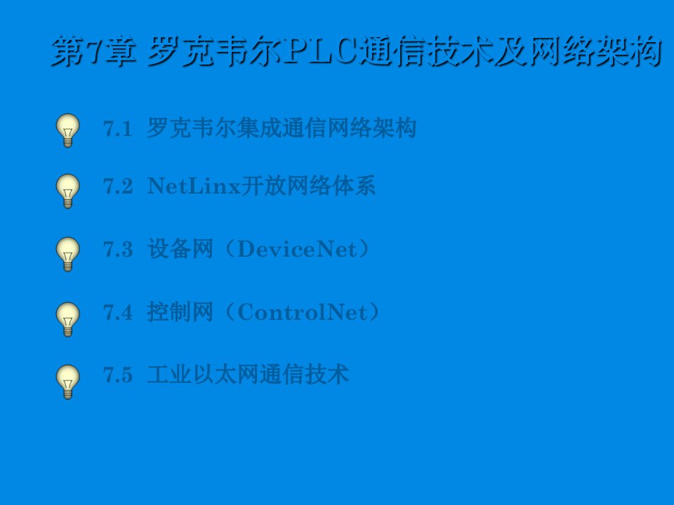 罗克韦尔PLC通信技术及