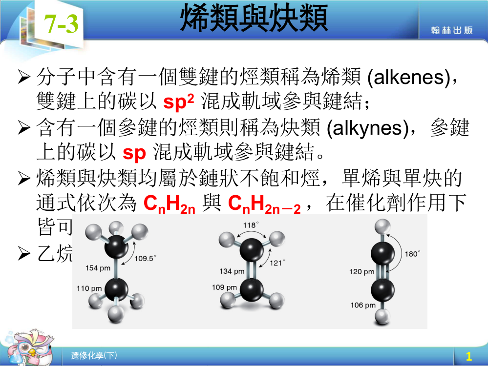 烯类与炔类的化学性质7