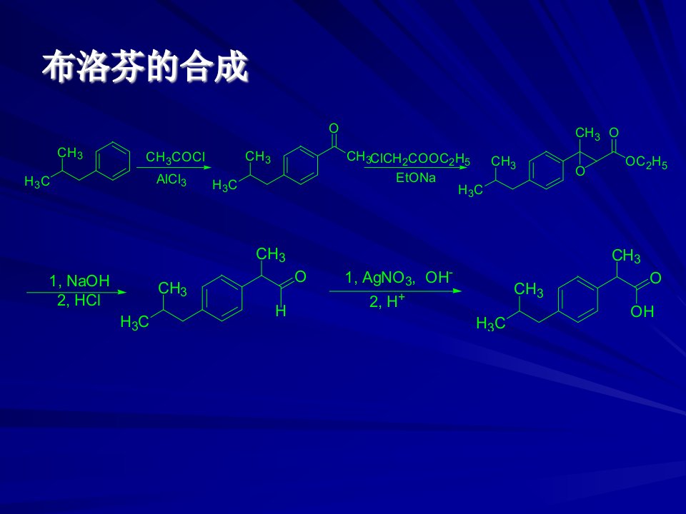 沈阳药科大学药物化学：布洛芬的合成