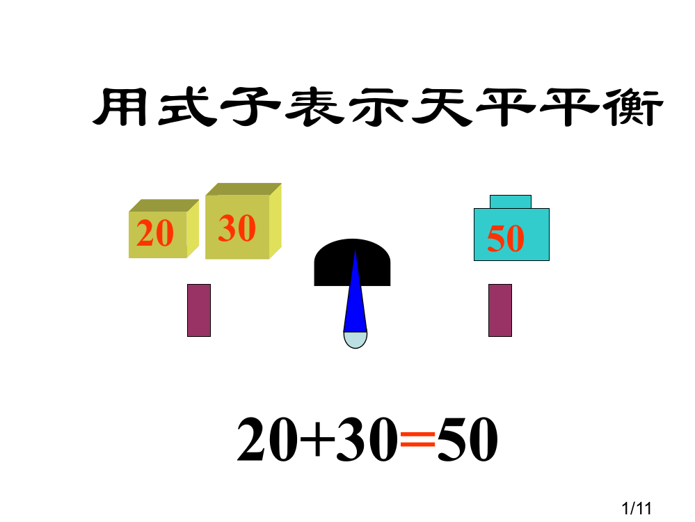 人教版五年级上册用式子表示天平平衡省名师优质课赛课获奖课件市赛课一等奖课件