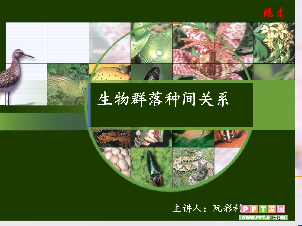 生物群落中的种间关系优质课件省公共课一等奖全国赛课获奖课件