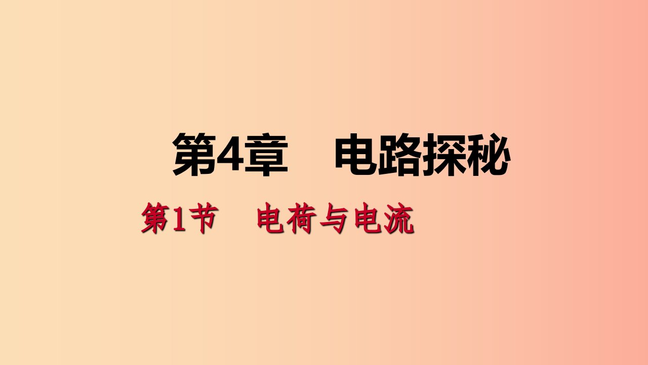 八年级科学上册第4章电路探秘4.1电荷与电流4.1.1电荷练习课件新版浙教版