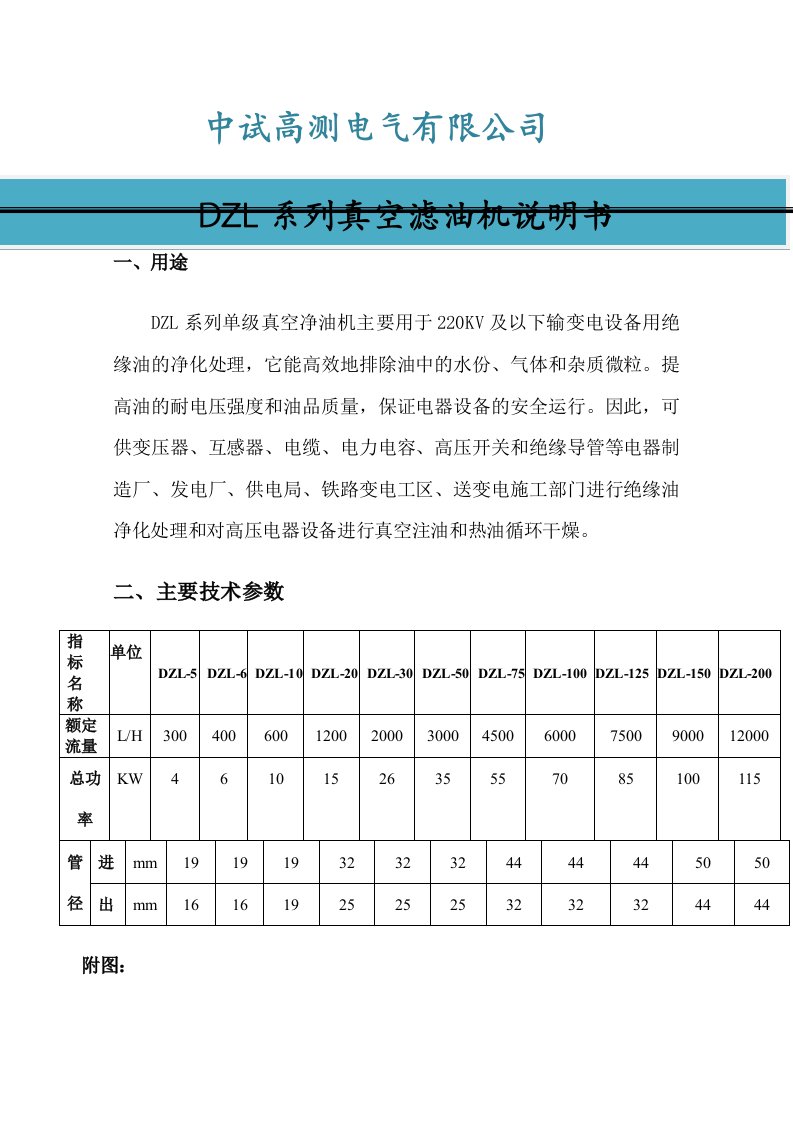 系列真空滤油机