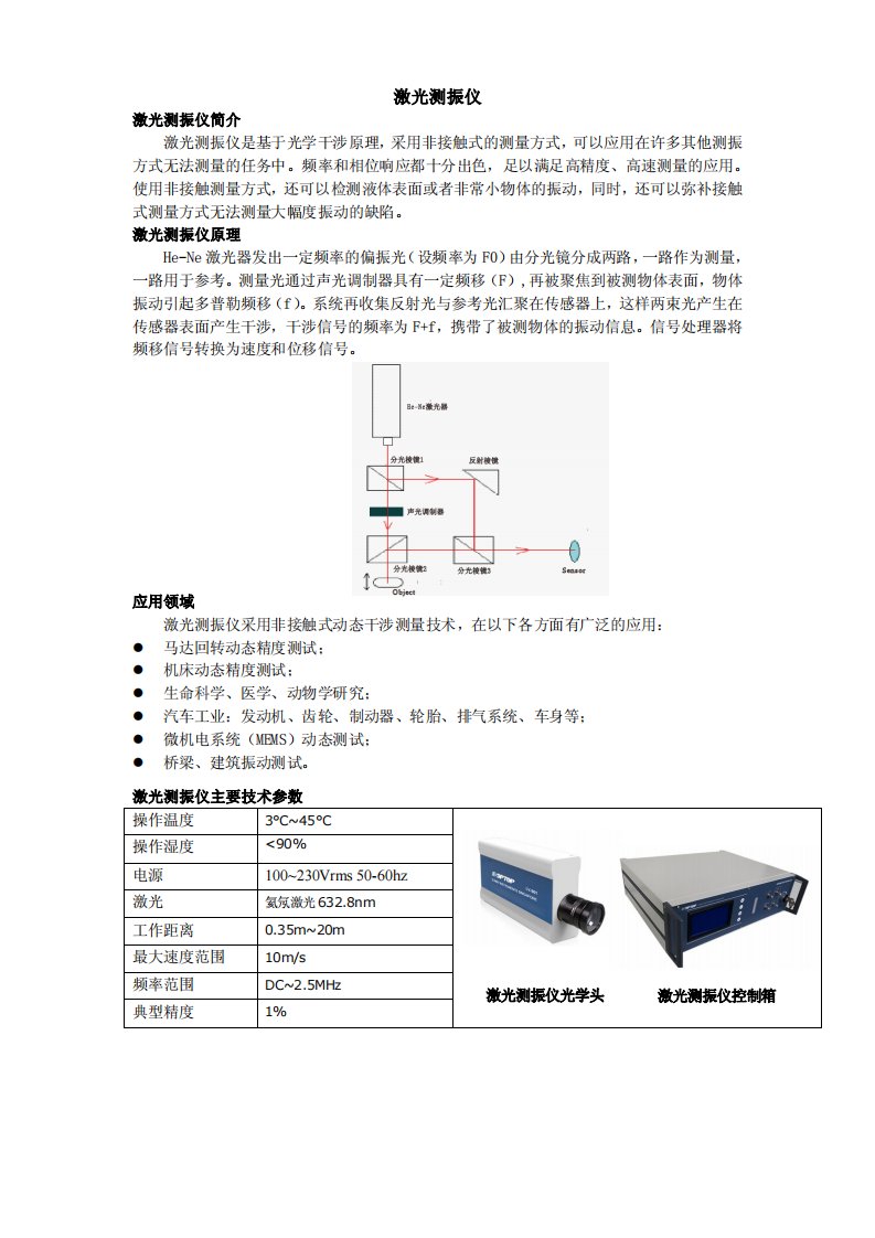 激光测振仪