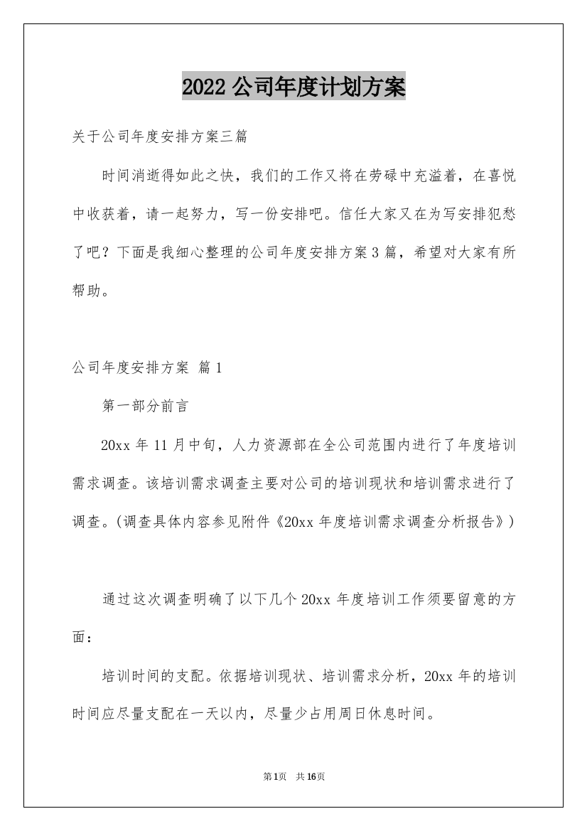 2022公司年度计划方案_5