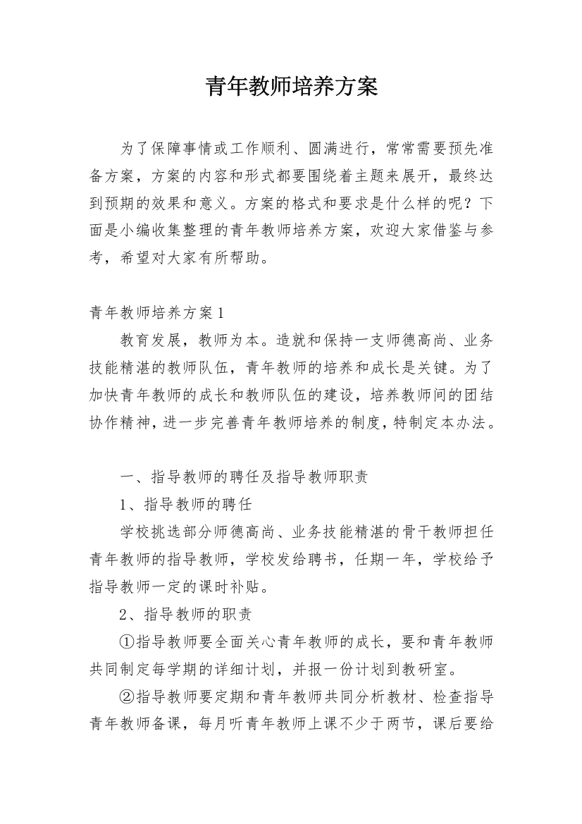 青年教师培养方案_3