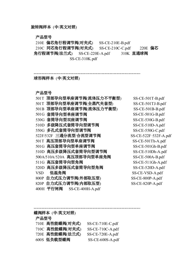 KOSO无锡工装阀门样本(指南)