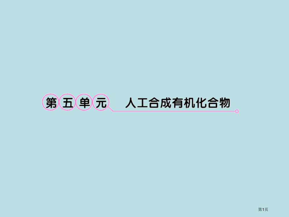 高考化学一轮复习专题单元人工合成有机化合物知识研习苏教版公开课获奖课件