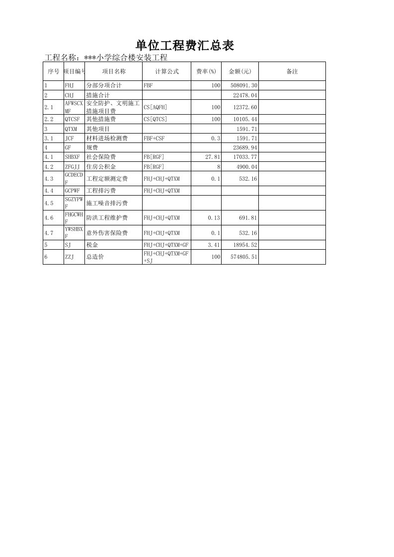 施工组织-某小学综合楼工程安装部分