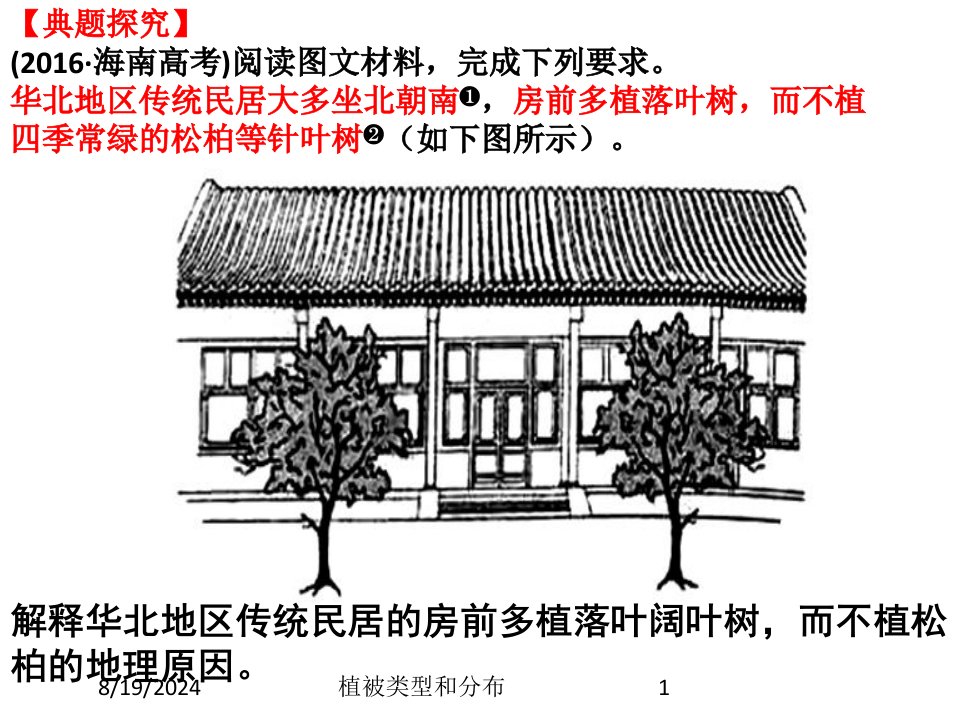 植被类型和分布讲义