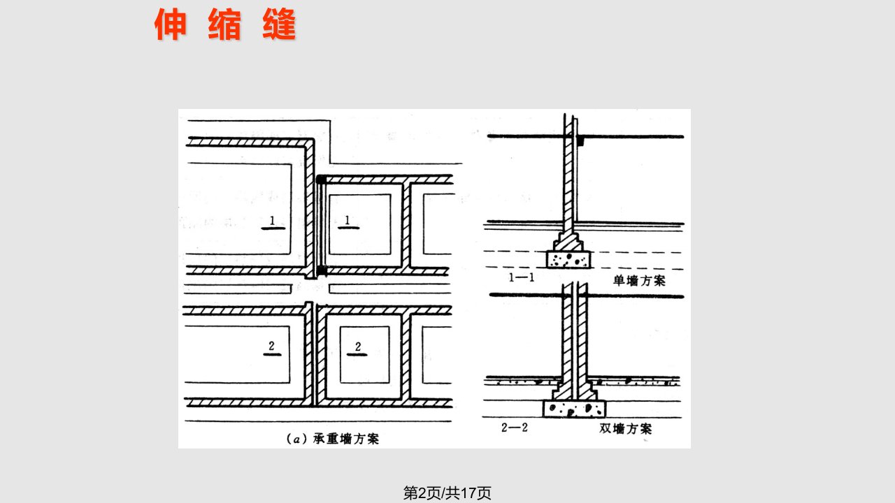 民用建筑构造系列变形缝