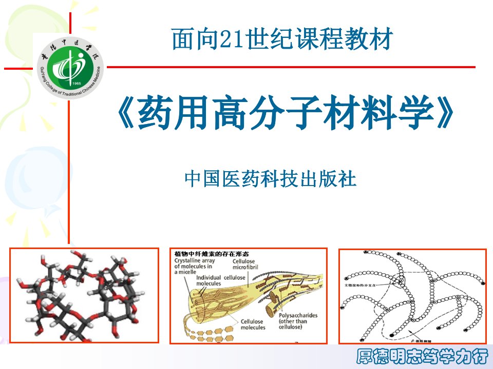 药用高分子材料学