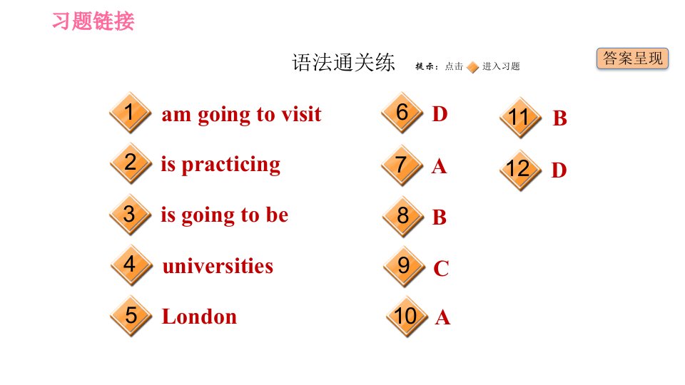 人教版八年级上册英语习题课件Unit6课时2SectionAGrammarFocus3c