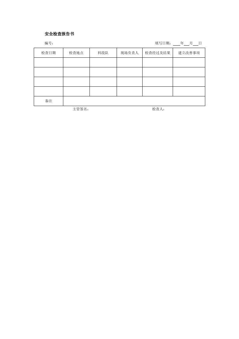 安全检查报告书.doc