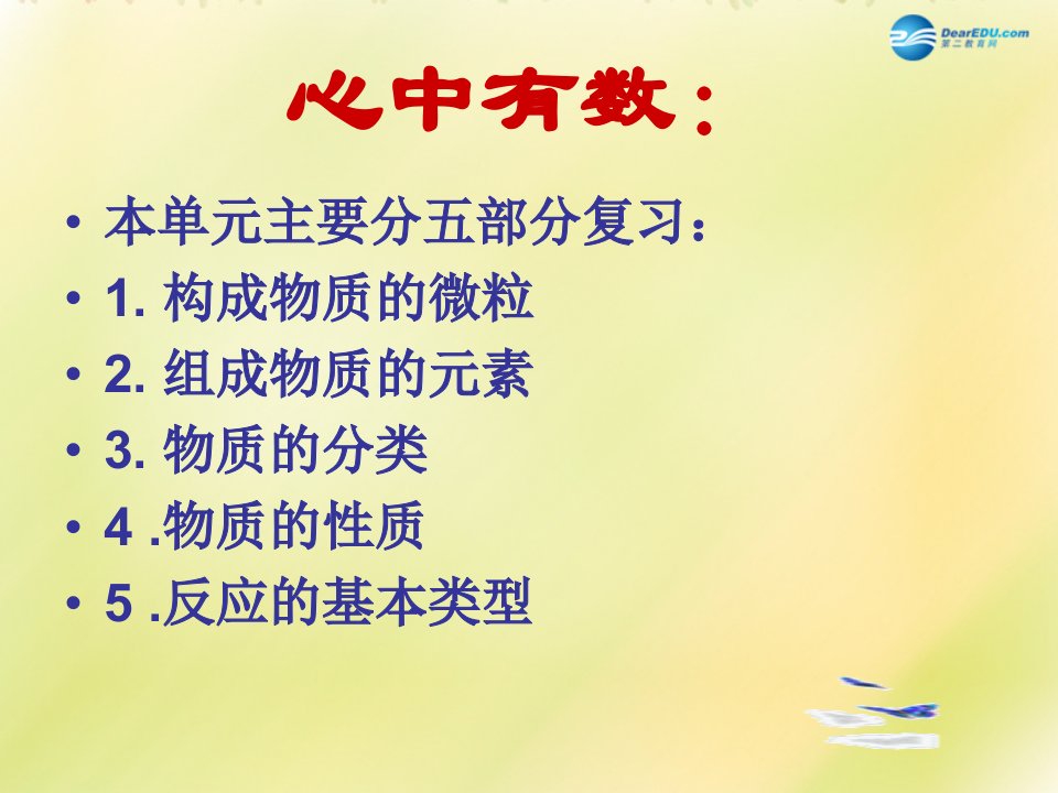 山东省胶南市理务关镇中心中学九年级化学上册第二单元探秘水世界复习课件新版鲁教版