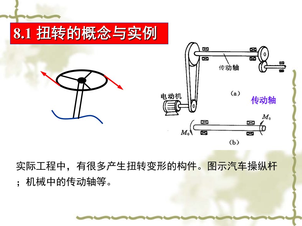 工程力学第八章圆轴的扭转课件