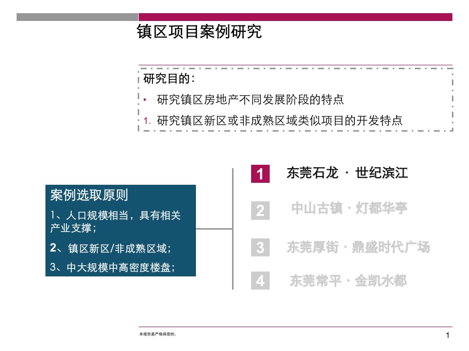 镇区新中心区中大规模中高密度楼盘开发案例