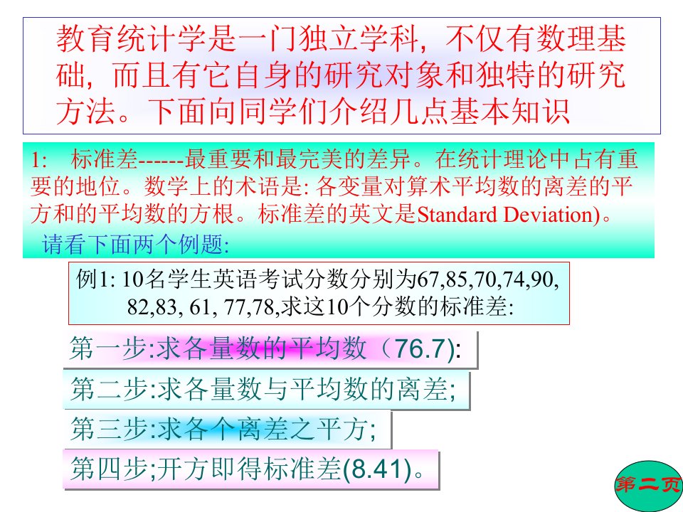 教育统计学基础知识