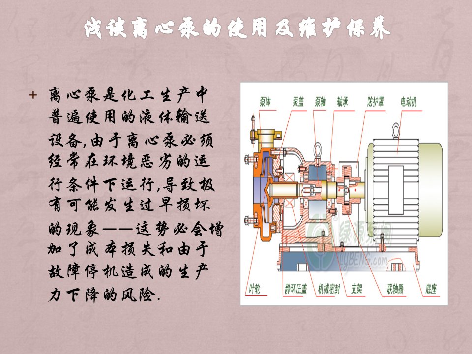 离心泵维护与保养课件