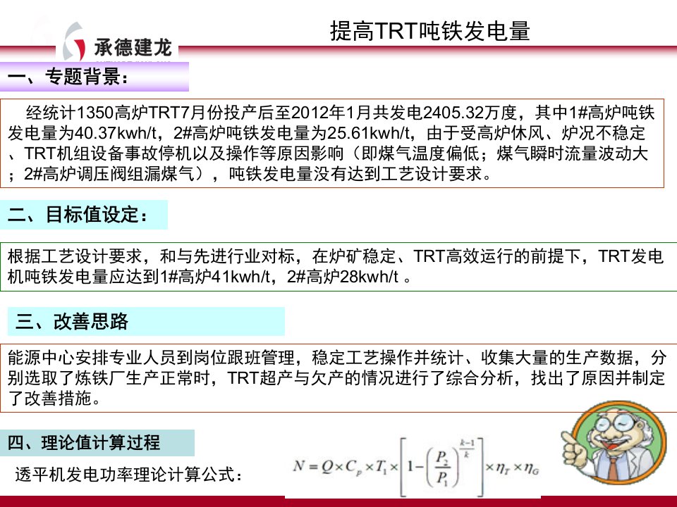 提高TRT吨铁发电量