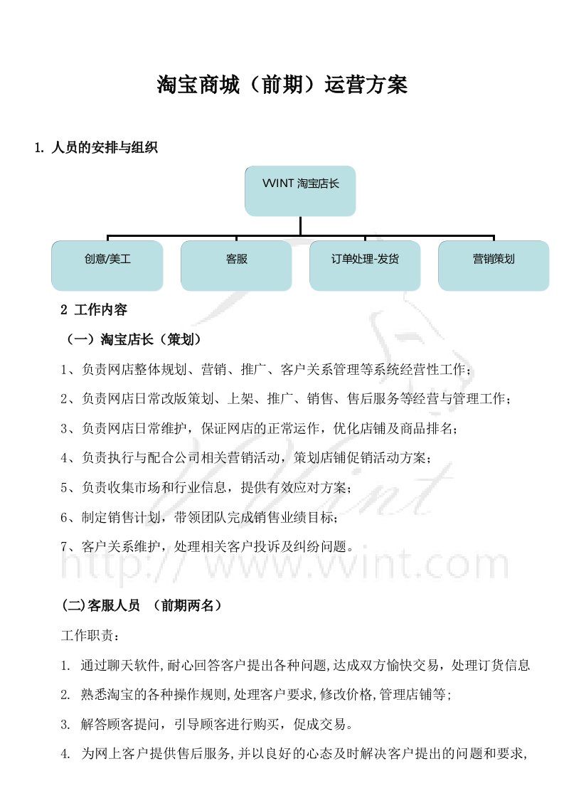 天猫商城高级运营方案