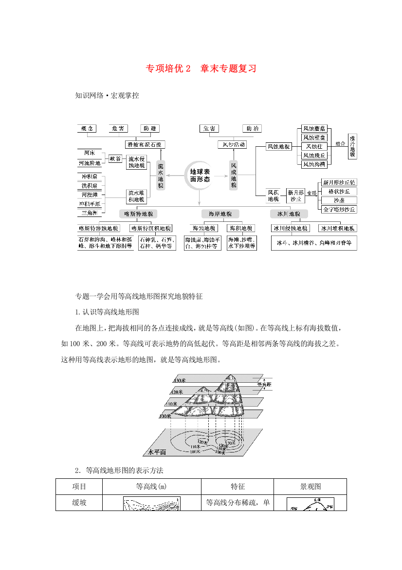 2022-2023学年新教材高中地理