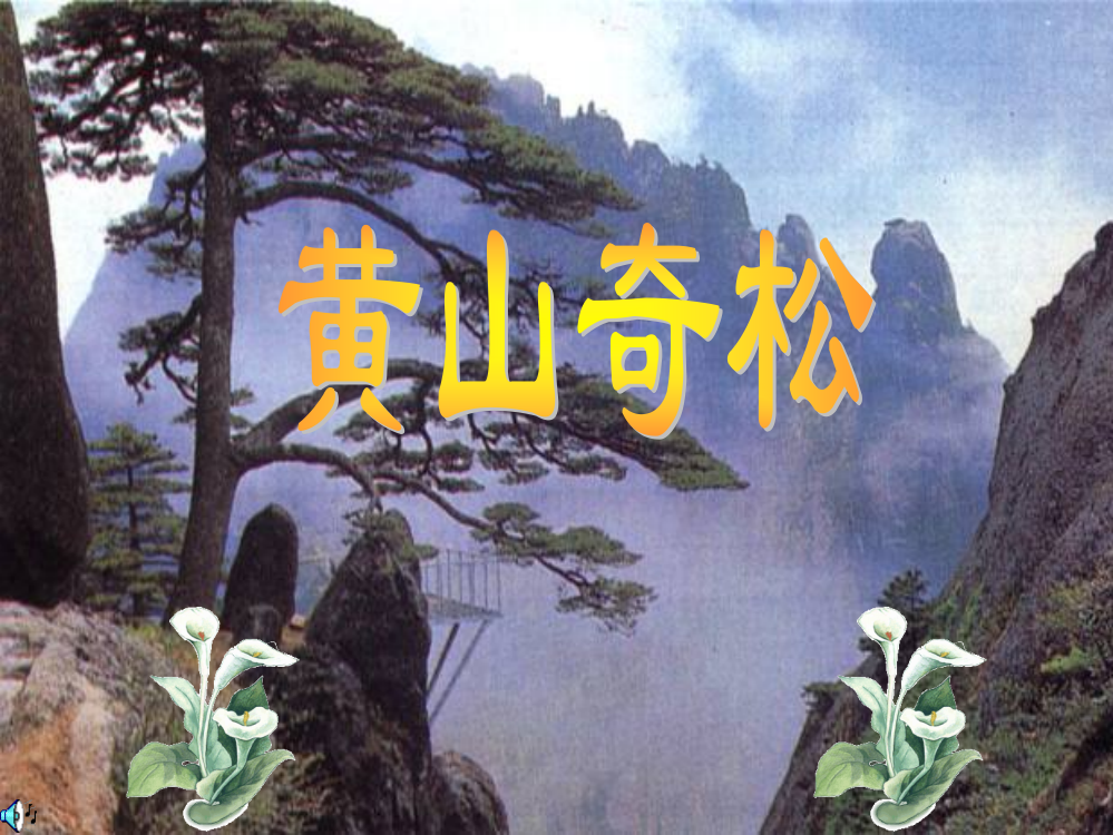 苏教版五年级（上）《黄山奇松》