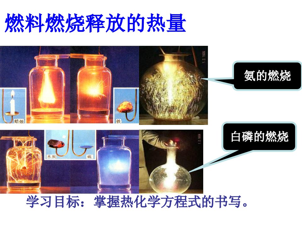 专题二第二单元第二课时燃料燃烧释放的热量苏教版