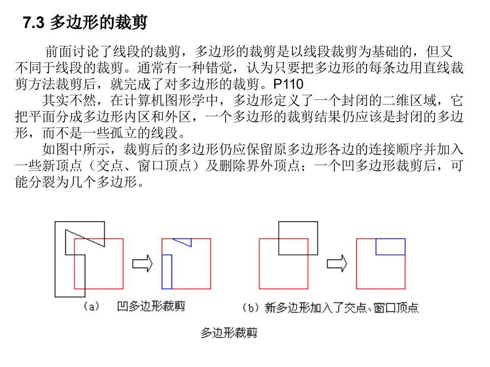 计算机图形学第6章二维图形的裁剪4课件