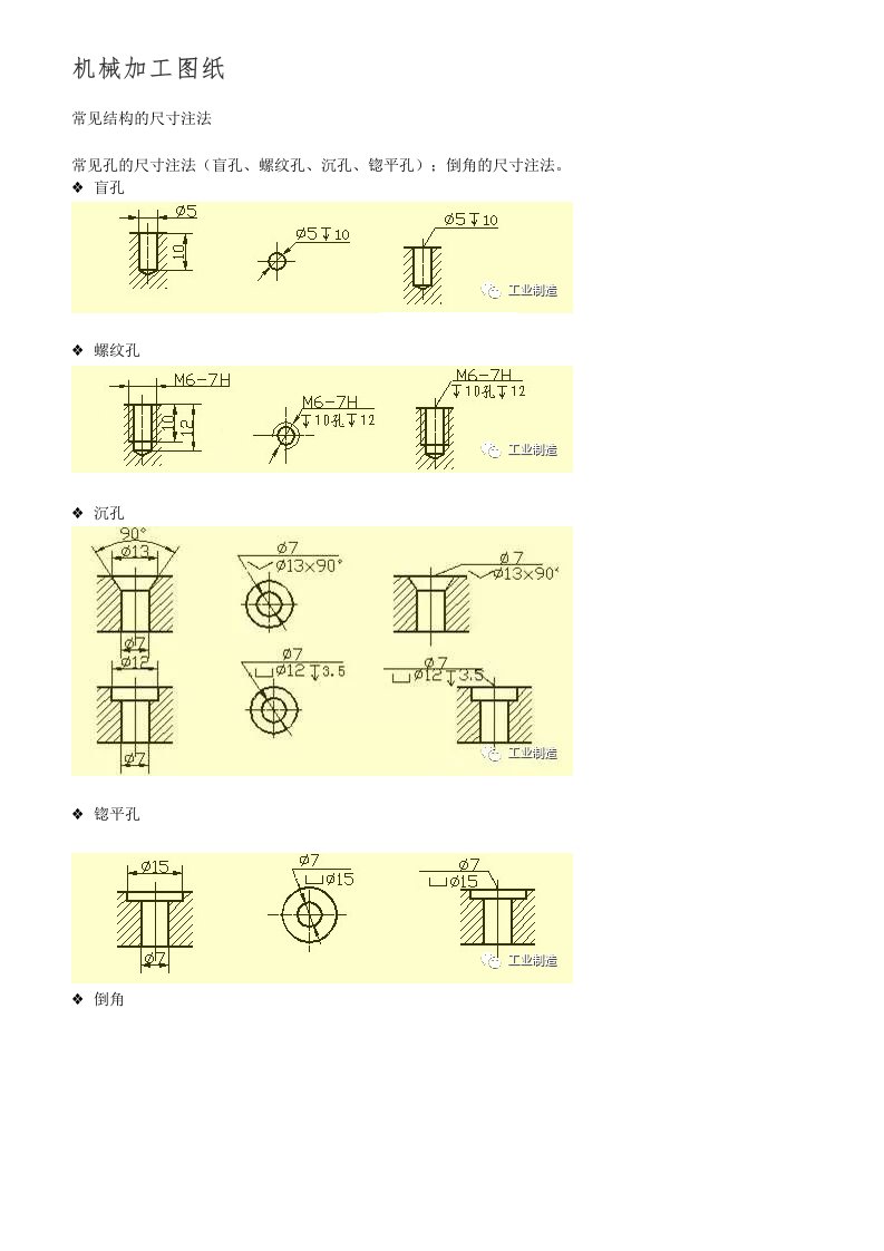 机械加工图纸识图要领
