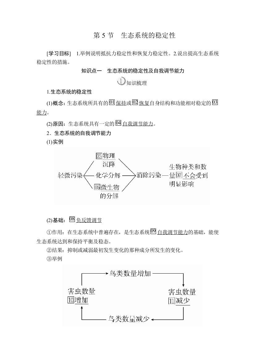 2020生物同步导学提分教程人教必修三讲义：第5章