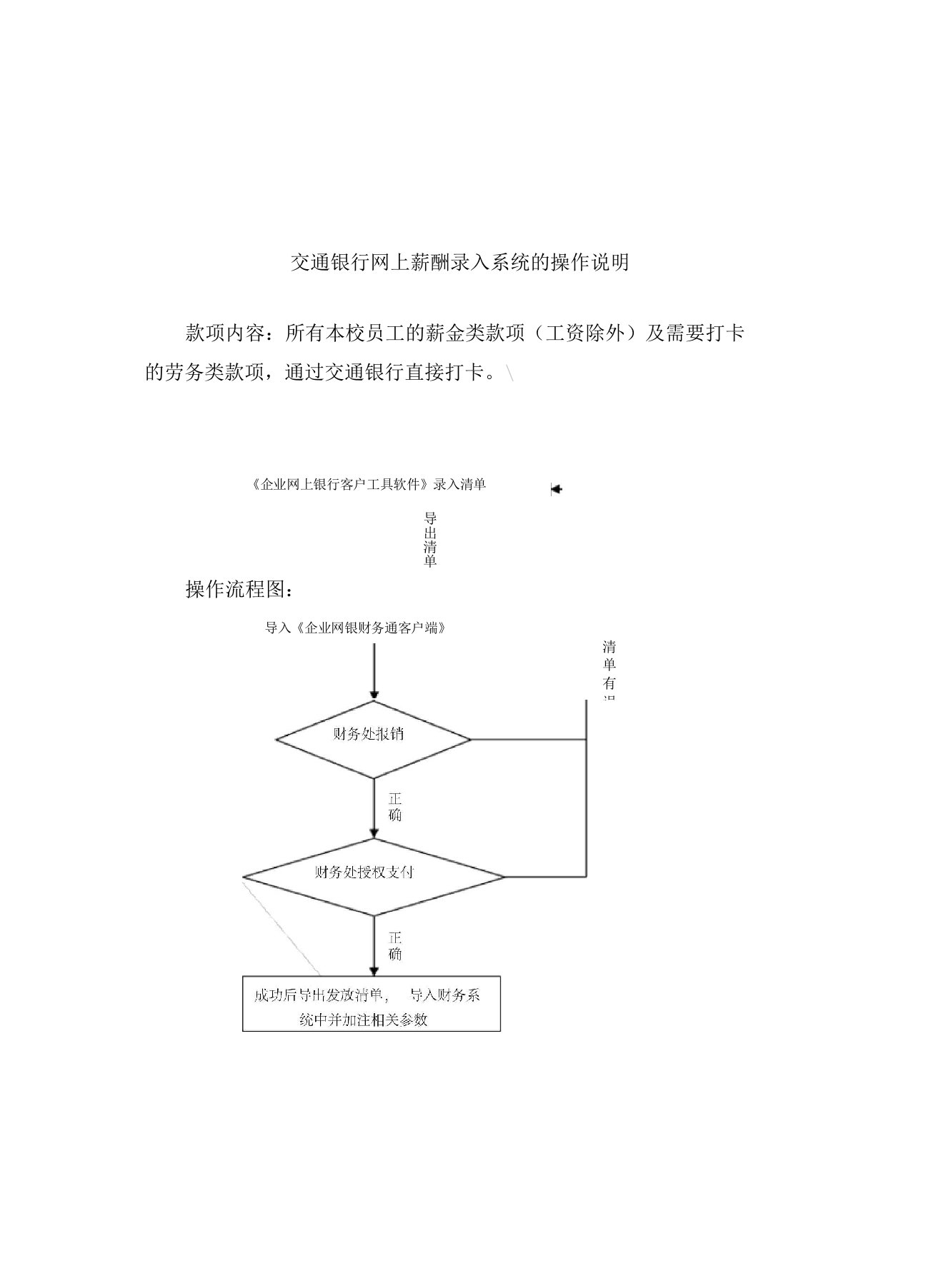 交通银行网上薪酬录入系统的操作说明