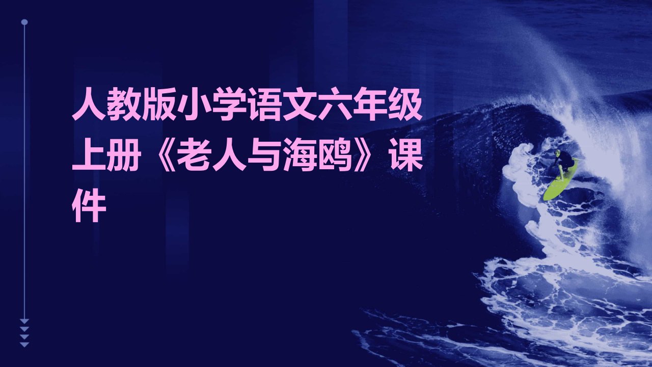 人教版小学语文六年级上册《老人与海鸥》课件