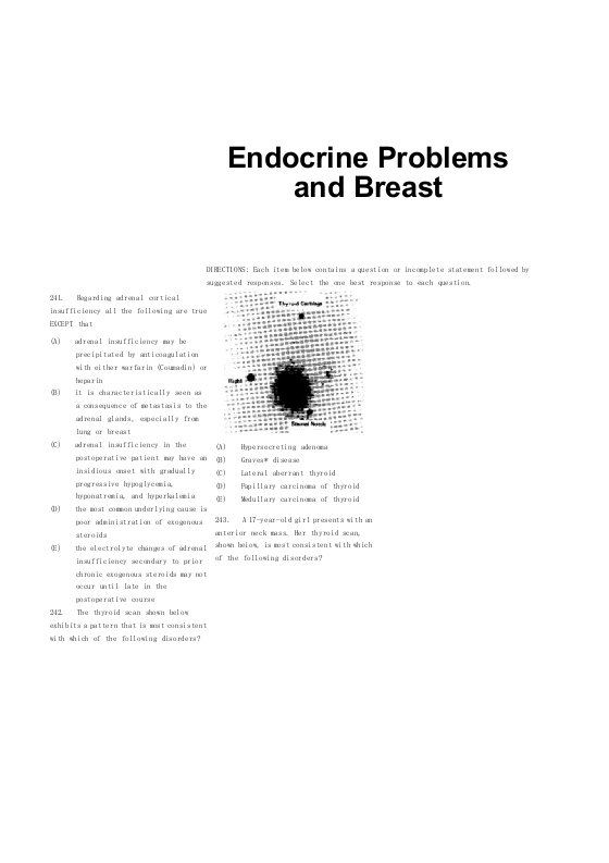 美国执业医师考试真题USMLE003SurgerySurgery4